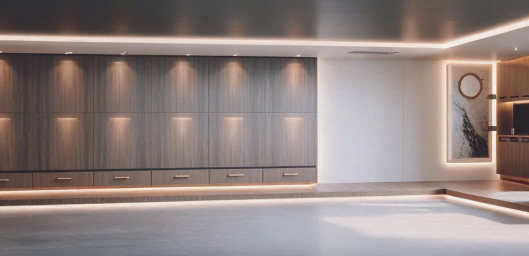 ISO-40 Type T bunker interior — multi-zone large-group shelter requiring functional separation